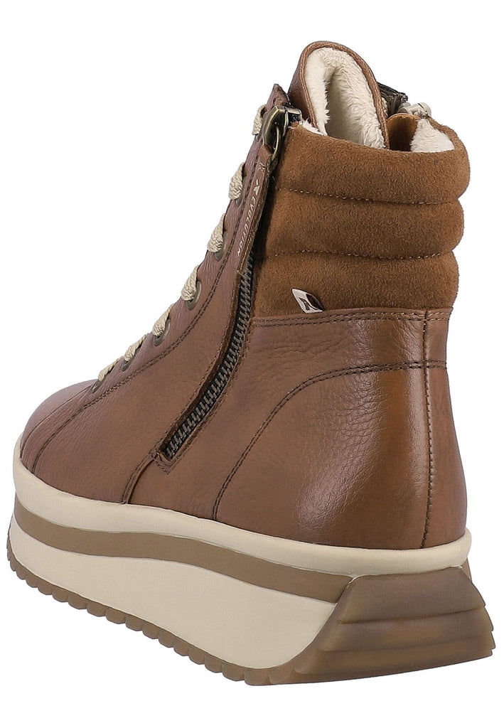 Rieker Stiefelette Glattleder Braun Warmfutter