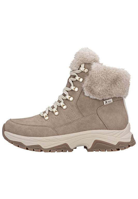 Rieker Stiefelette Glattleder Camel Warmfutter