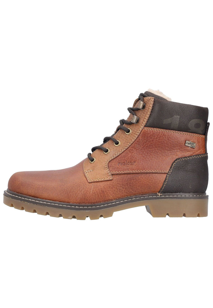 Rieker Stiefelette Glattleder Cognac Warmfutter