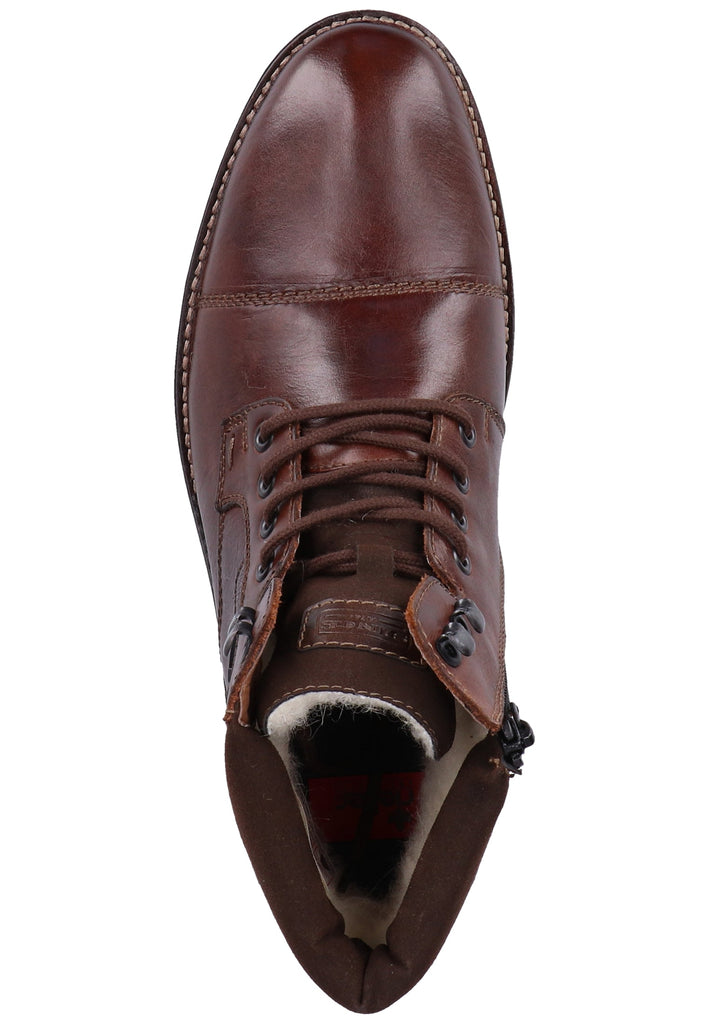 Rieker Stiefelette Glattleder Mokka Warmfutter
