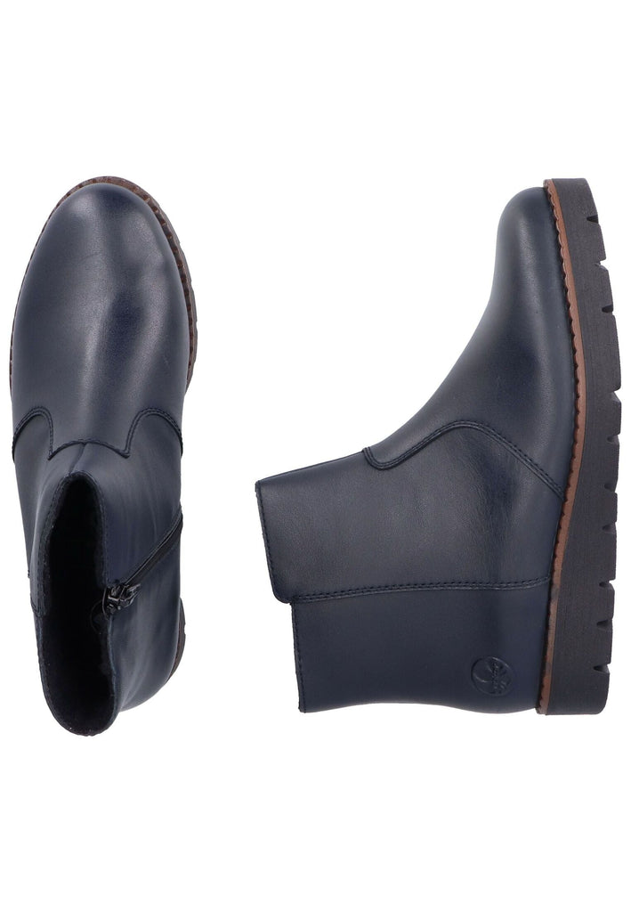 Rieker Stiefelette Glattleder Pazifik