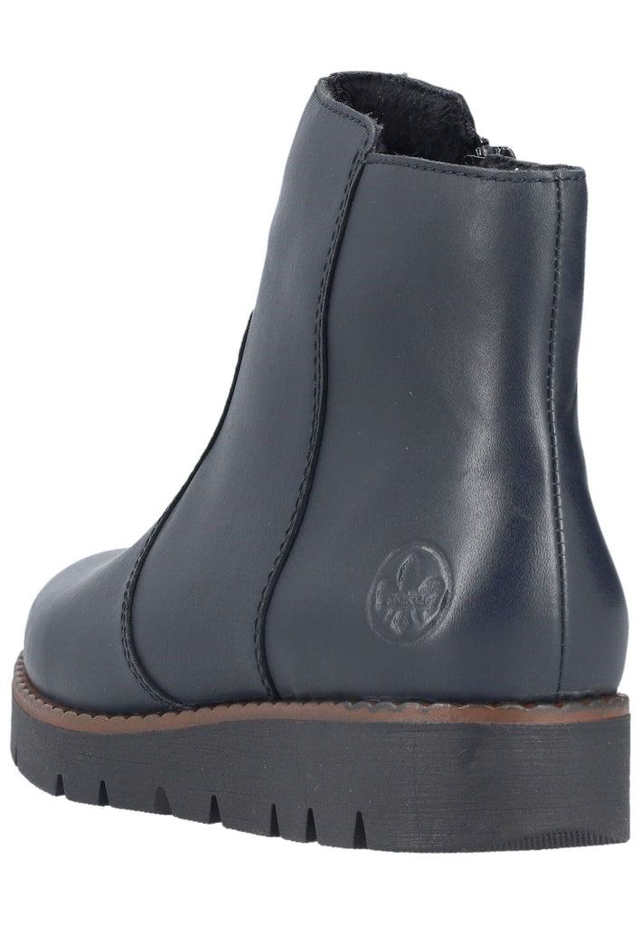 Rieker Stiefelette Glattleder Pazifik