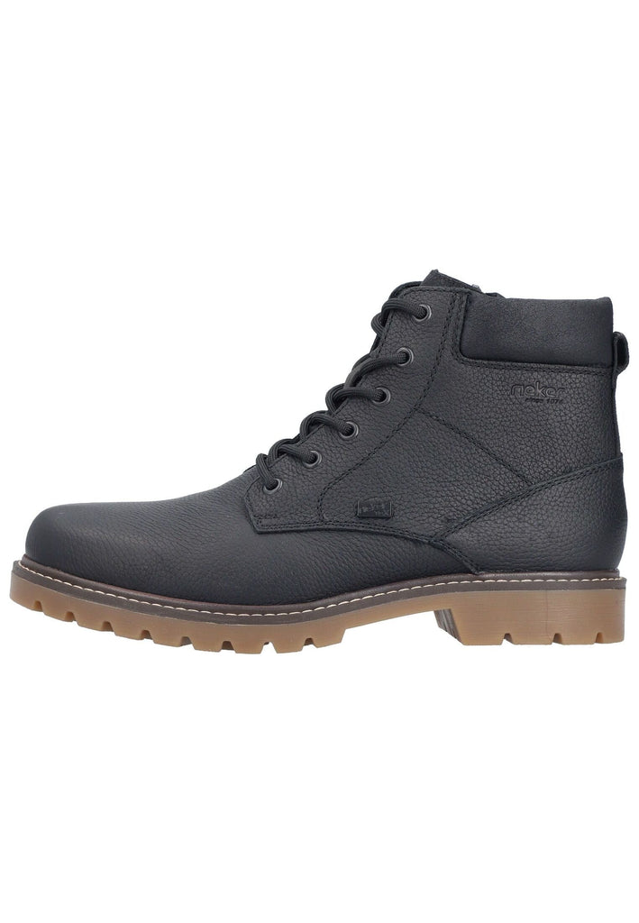 Rieker Stiefelette Glattleder Schwarz Warmfutter
