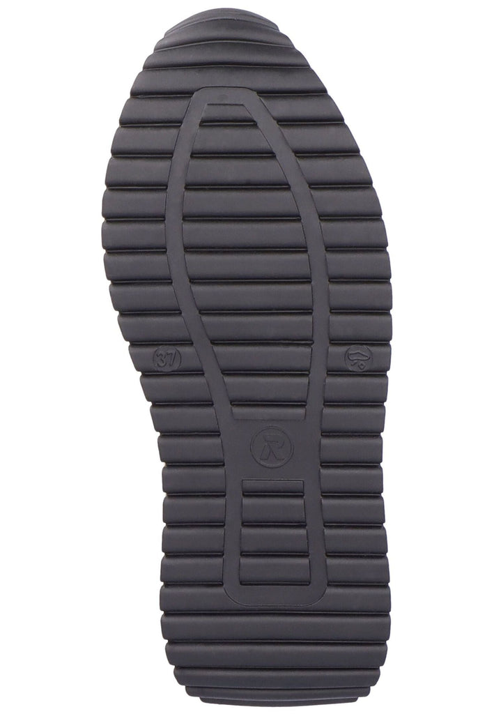 Rieker Stiefelette Glattleder Schwarz Warmfutter