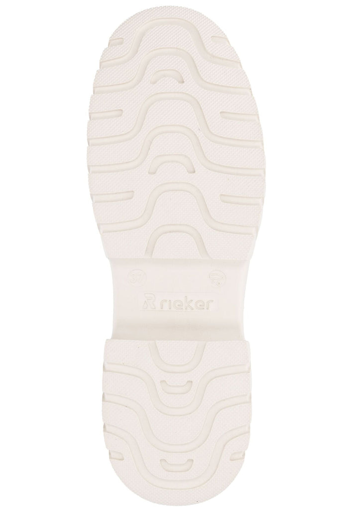 Rieker Stiefelette Glattleder Weiß