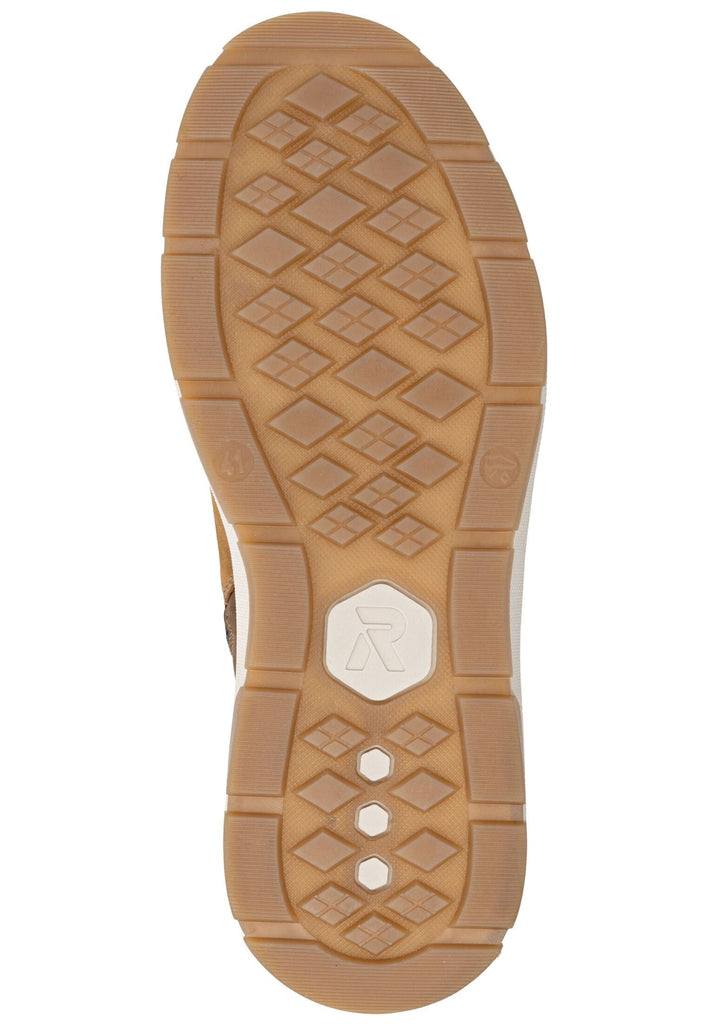 Rieker Stiefelette Leder Beige/Braun Warmfutter