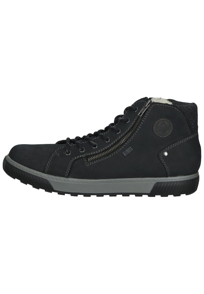 Rieker Stiefelette Leder Blau/Grau Warmfutter