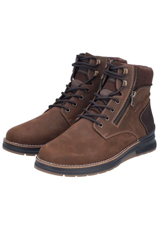 Rieker Stiefelette Leder Braun