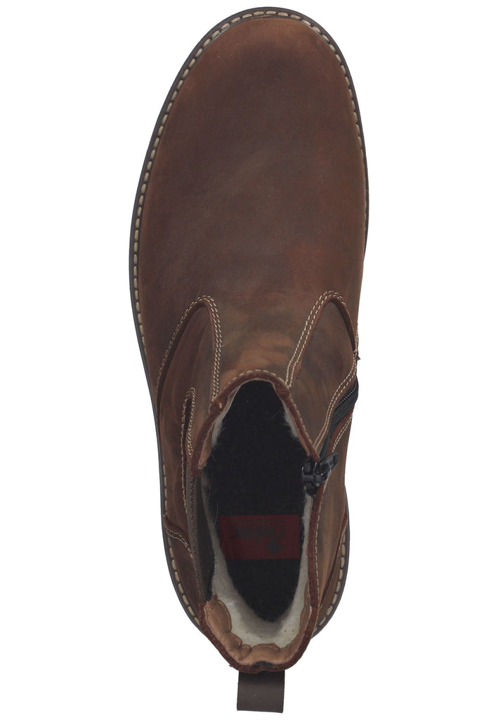 Rieker Stiefelette Leder Braun Warmfutter