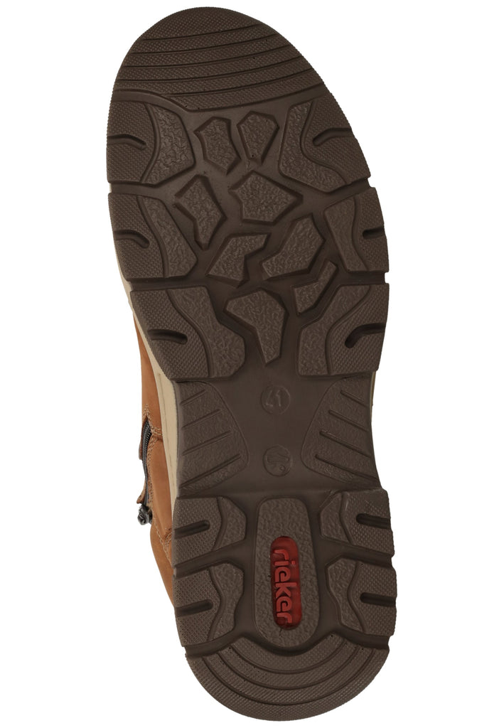 Rieker Stiefelette Leder Braun Warmfutter