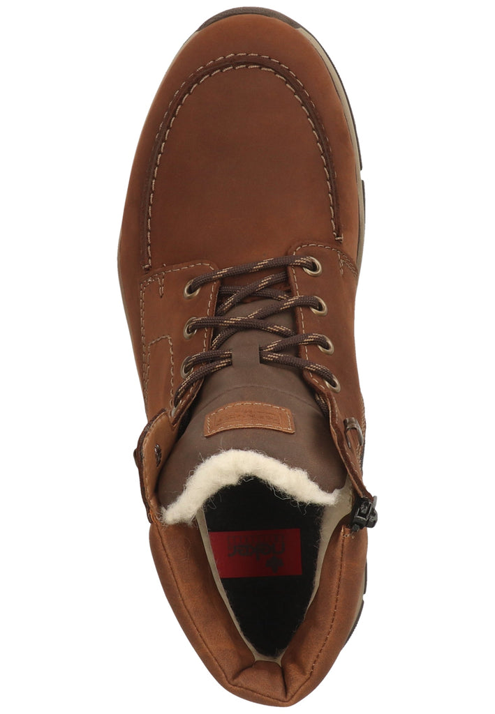 Rieker Stiefelette Leder Braun Warmfutter