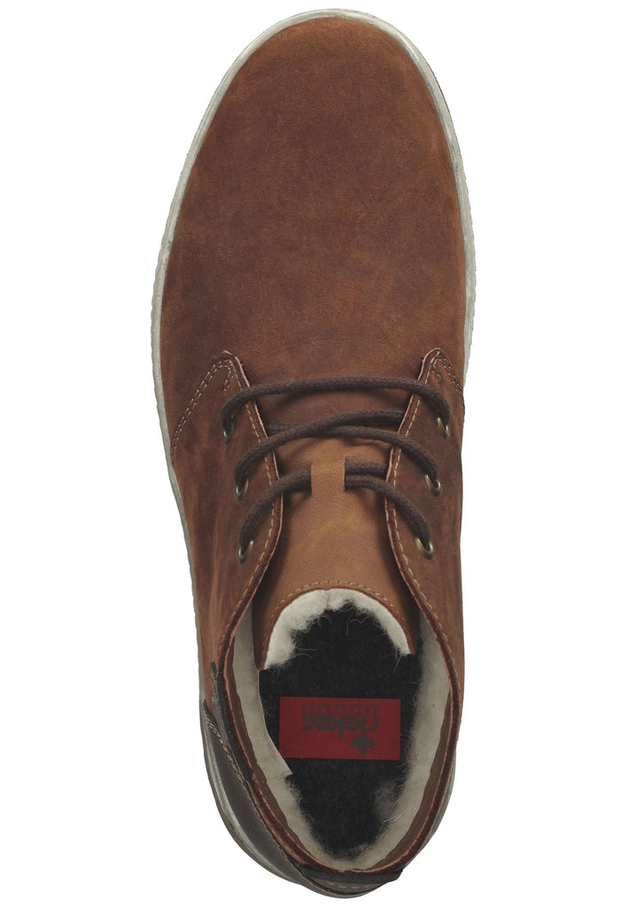 Rieker Stiefelette Leder Mittelbraun Warmfutter