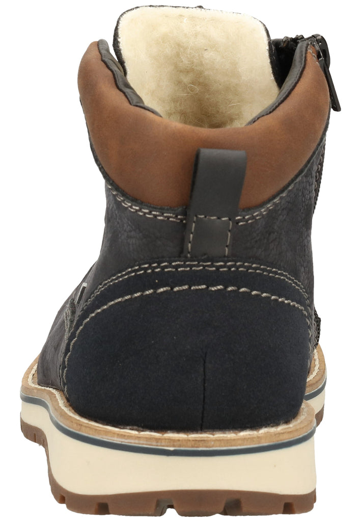 Rieker Stiefelette Leder Navy Warmfutter