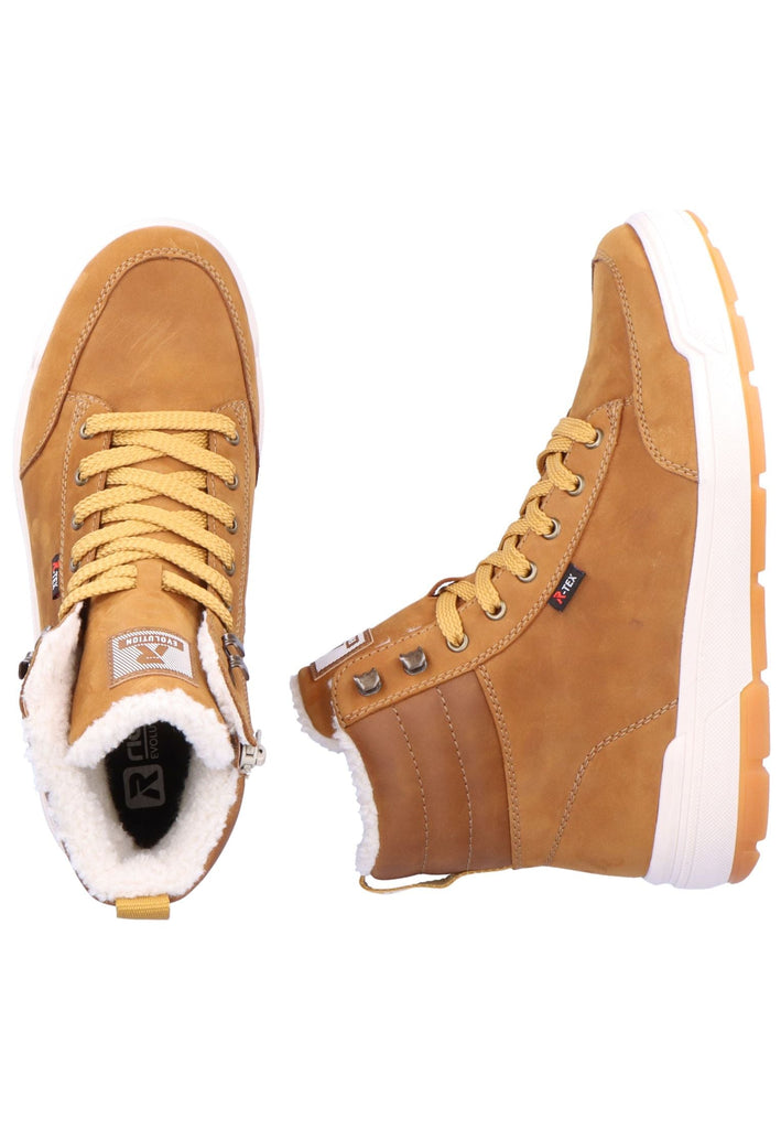 Rieker Stiefelette Leder Nussbraun Warmfutter