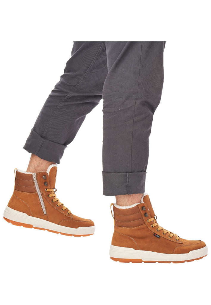 Rieker Stiefelette Leder Nussbraun Warmfutter