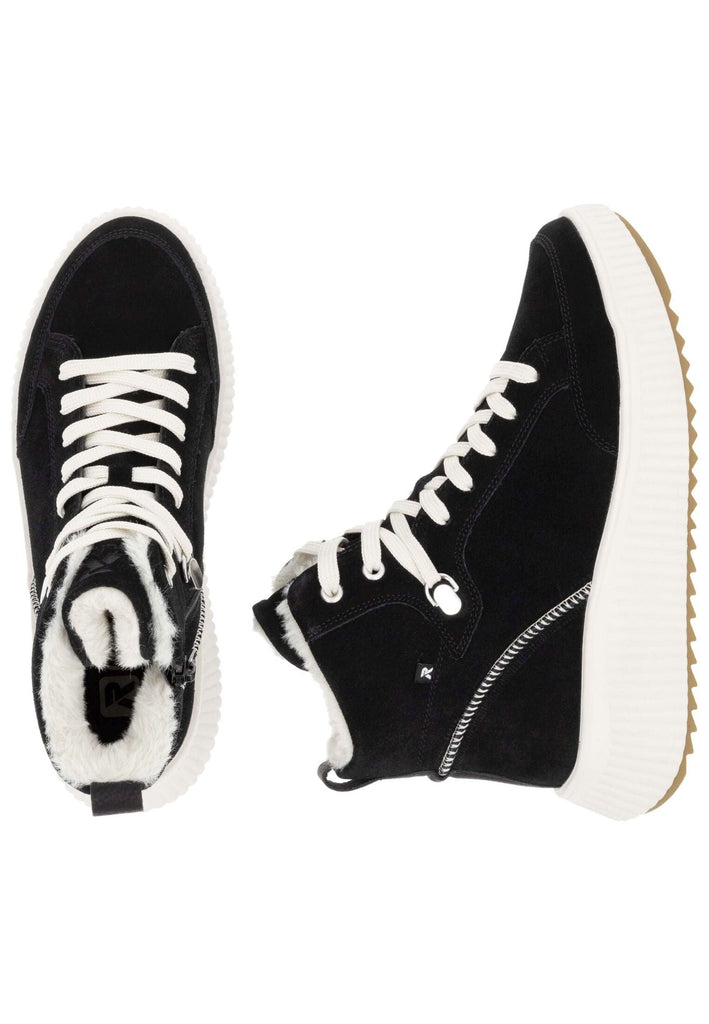 Rieker Stiefelette Leder Schwarz