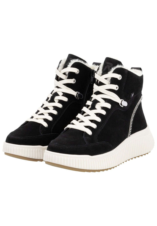 Rieker Stiefelette Leder Schwarz
