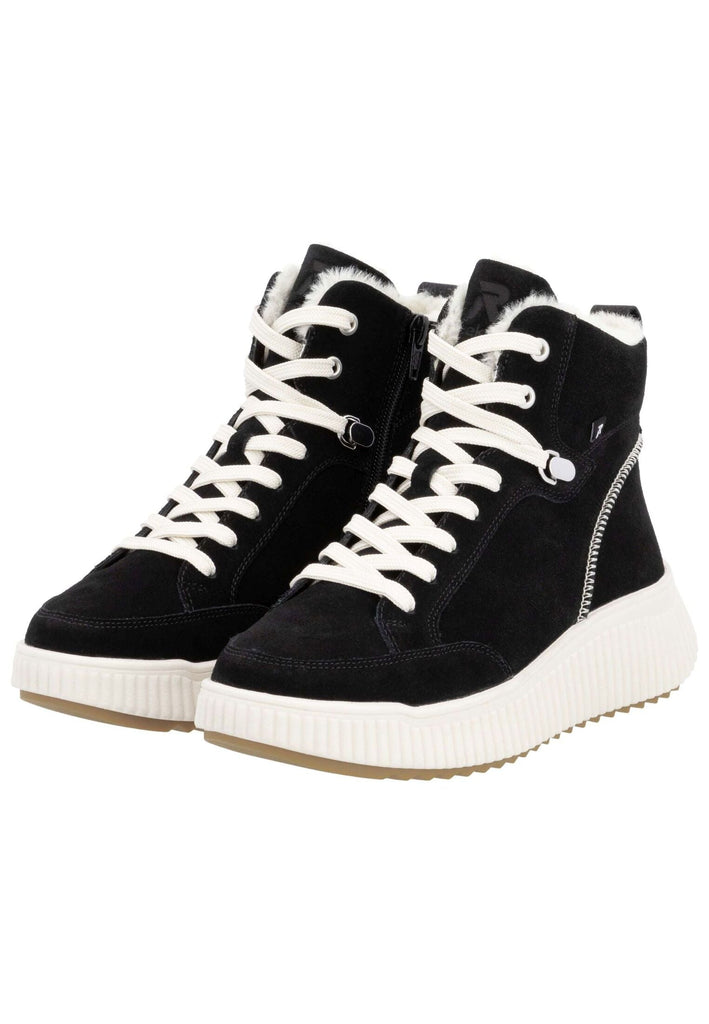 Rieker Stiefelette Leder Schwarz