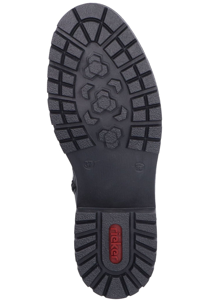 Rieker Stiefelette Leder Schwarz