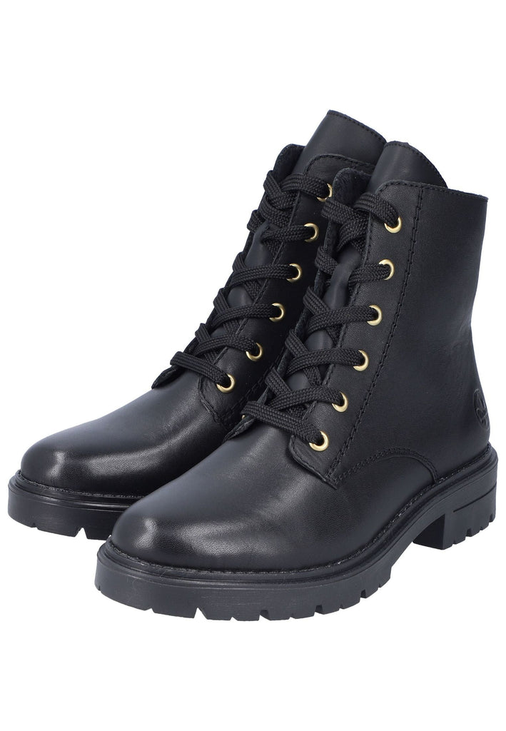 Rieker Stiefelette Leder Schwarz