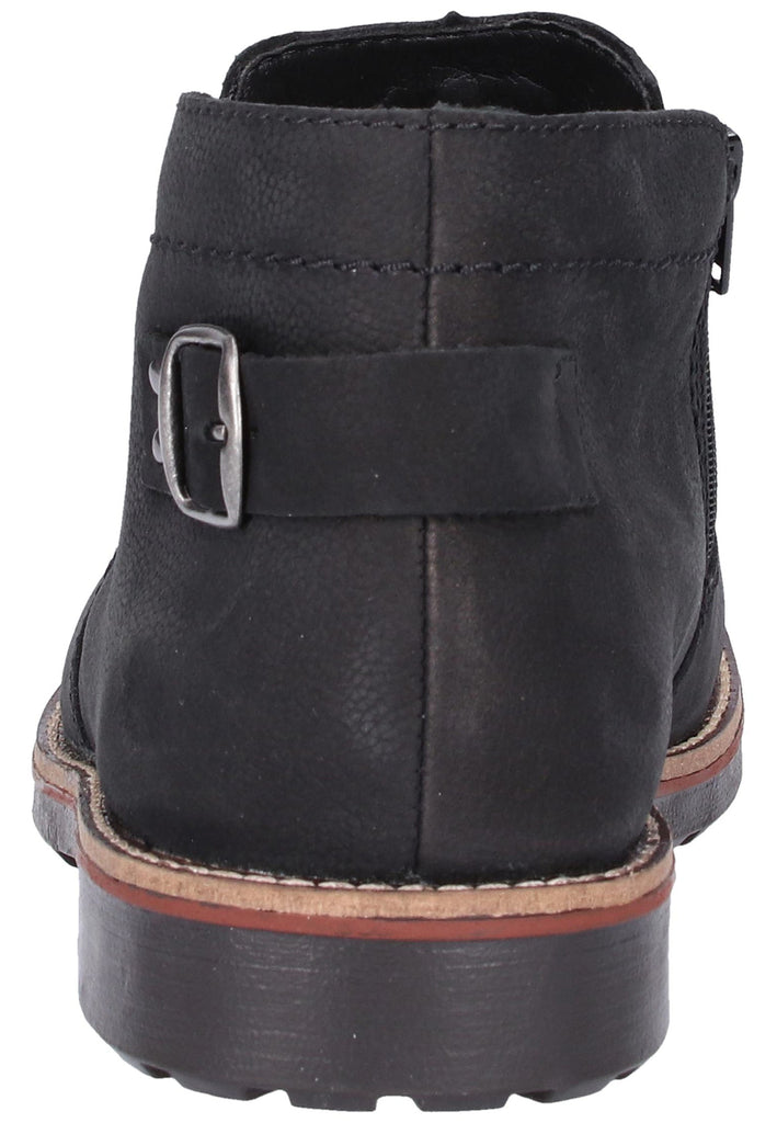 Rieker Stiefelette Leder Schwarz