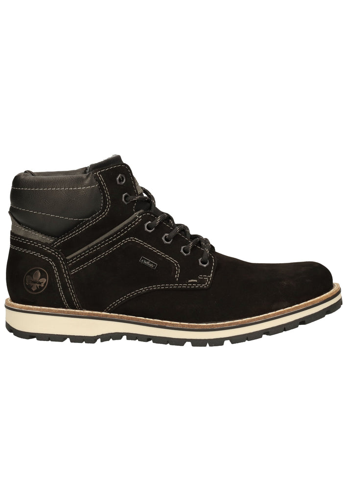 Rieker Stiefelette Leder Schwarz/Grau