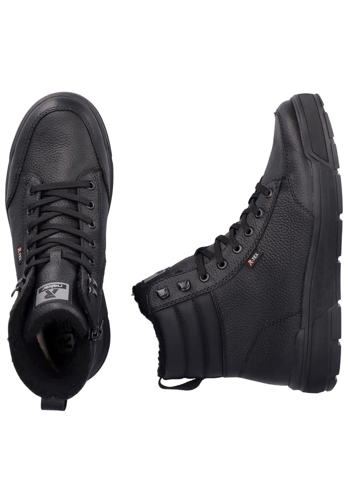 Rieker Stiefelette Leder Schwarz/Schwarz