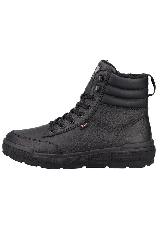 Rieker Stiefelette Leder Schwarz/Schwarz