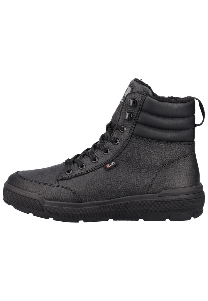 Rieker Stiefelette Leder Schwarz/Schwarz