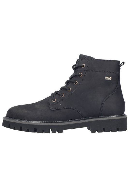 Rieker Stiefelette Leder Schwarz/Schwarz Warmfutter