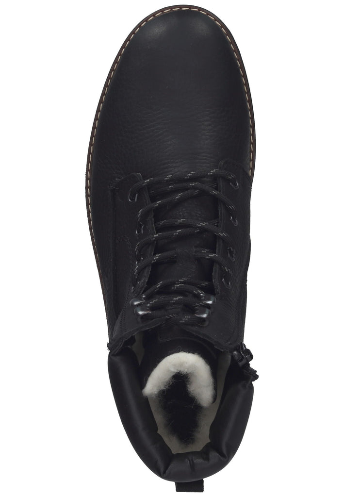 Rieker Stiefelette Leder Schwarz Warmfutter