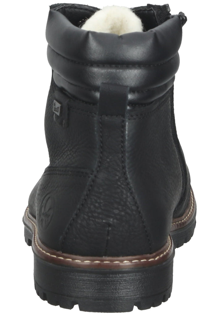 Rieker Stiefelette Leder Schwarz Warmfutter