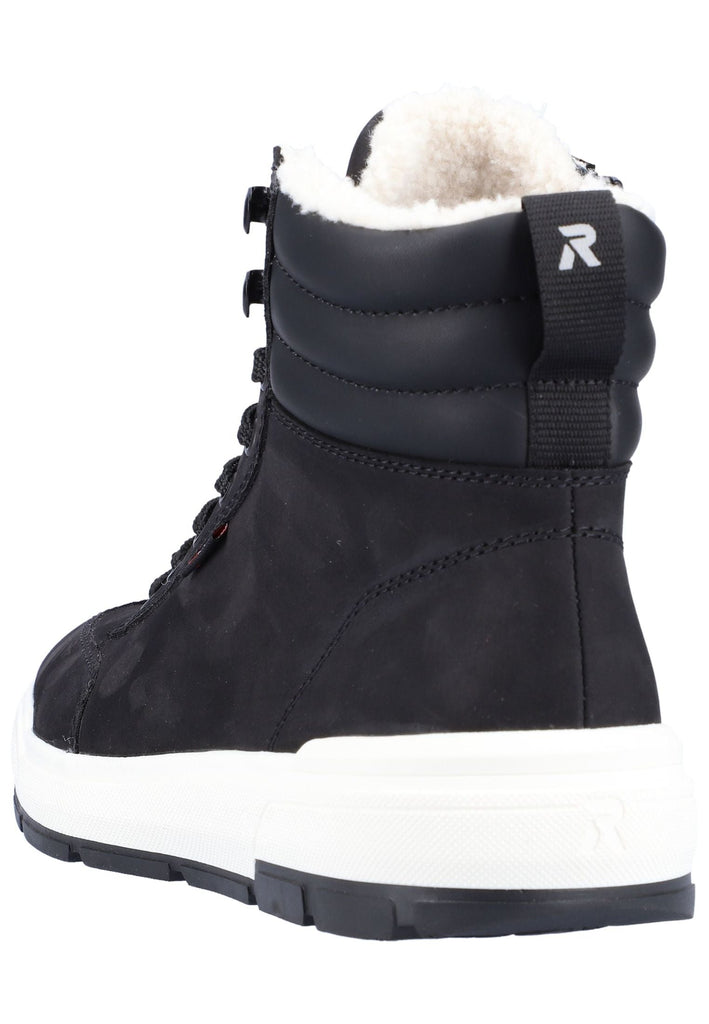 Rieker Stiefelette Leder Schwarz Warmfutter