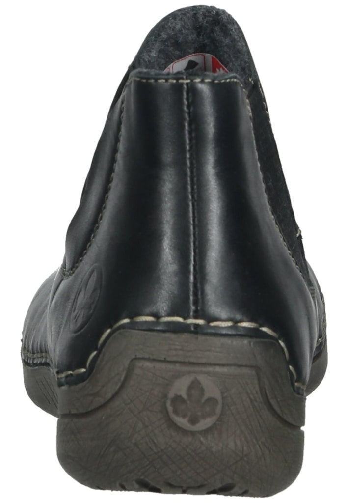 Rieker Stiefelette Leder Schwarz Warmfutter