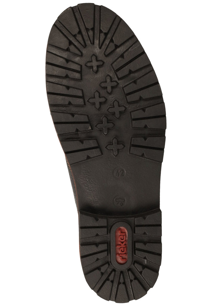 Rieker Stiefelette Leder Schwarz Warmfutter