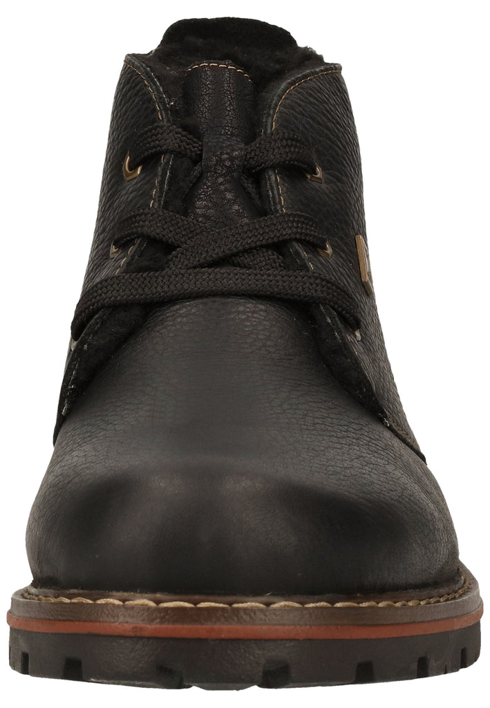 Rieker Stiefelette Leder Schwarz Warmfutter
