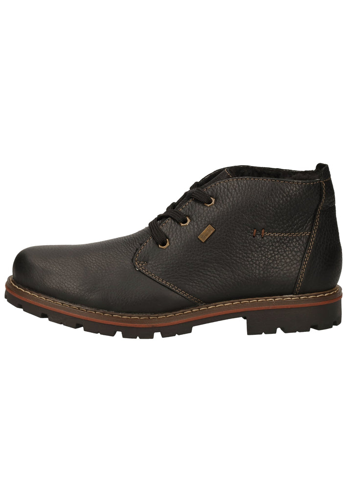 Rieker Stiefelette Leder Schwarz Warmfutter