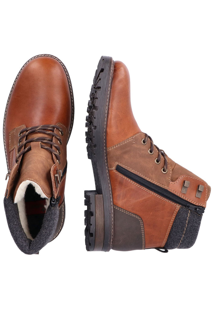 Rieker Stiefelette Leder/Synthetik Braun