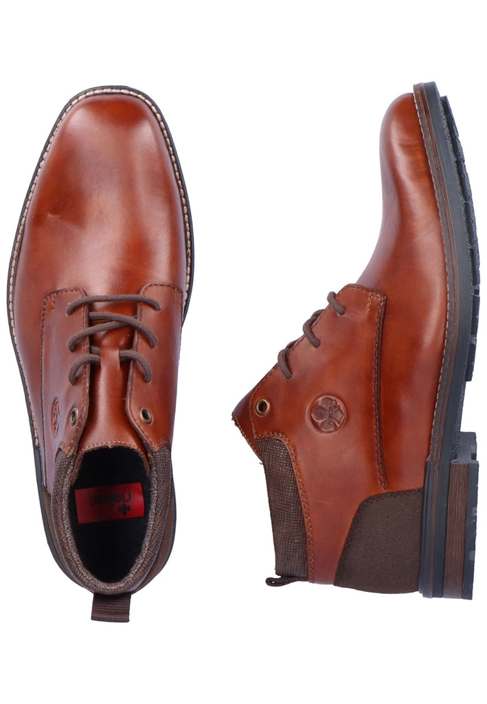 Rieker Stiefelette Leder/Synthetik Dunkelbraun