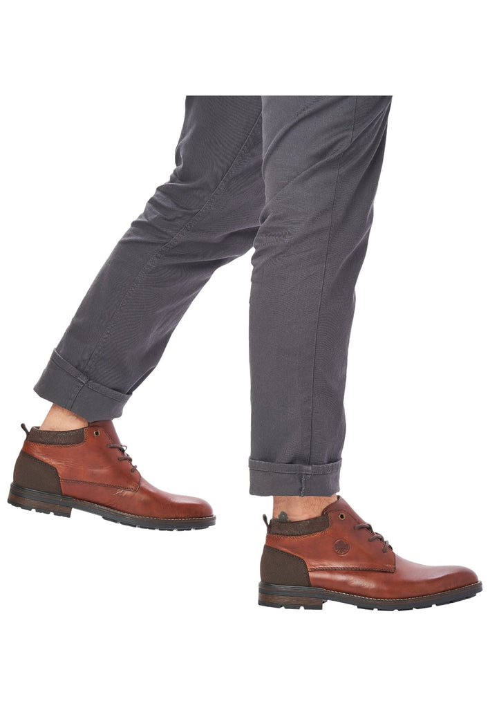 Rieker Stiefelette Leder/Synthetik Dunkelbraun