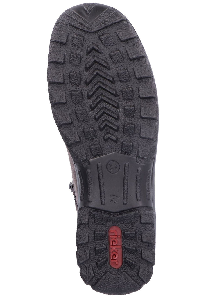 Rieker Stiefelette Leder/Synthetik Dunkelgrau
