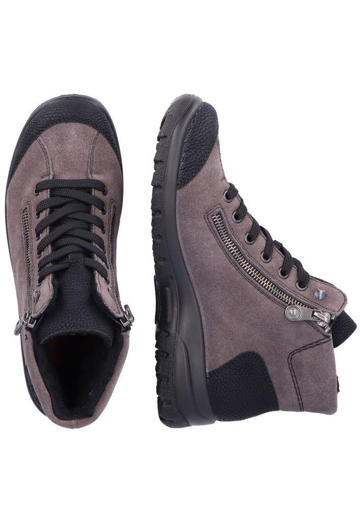 Rieker Stiefelette Leder/Synthetik Dunkelgrau