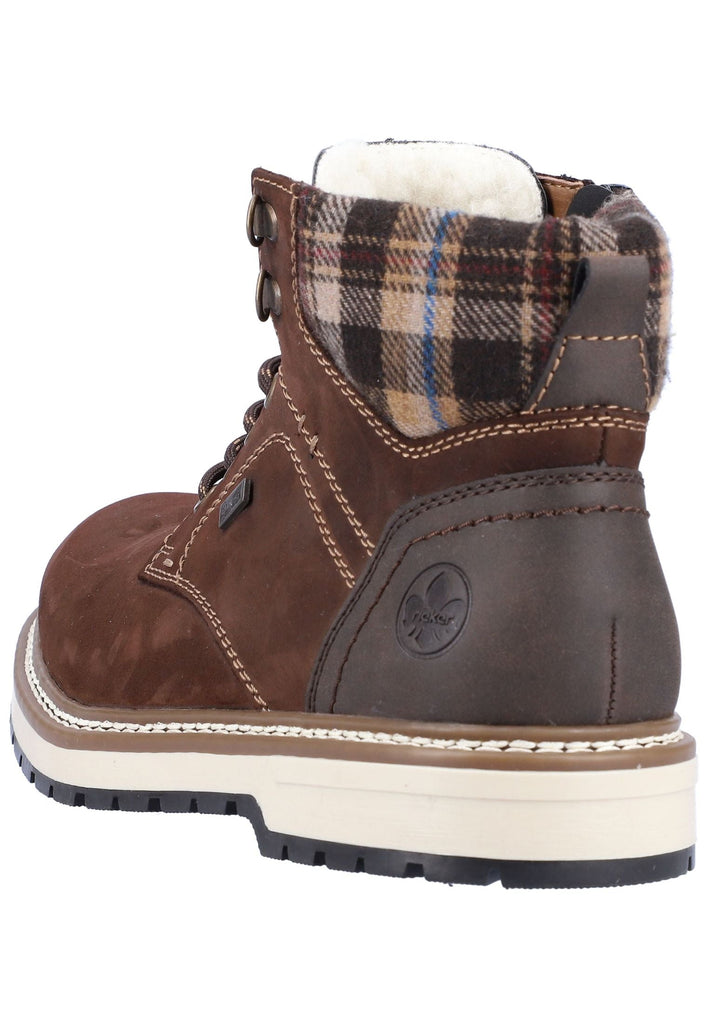 Rieker Stiefelette Leder/Textil Cigar