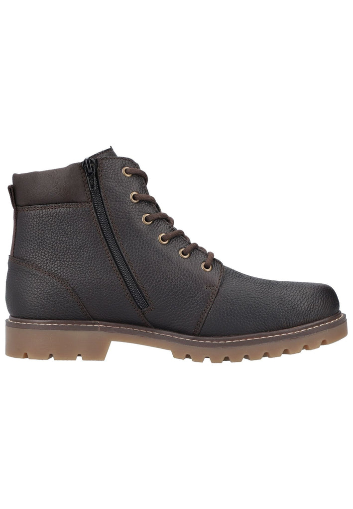 Rieker Stiefelette Leder/Textil Kastanie