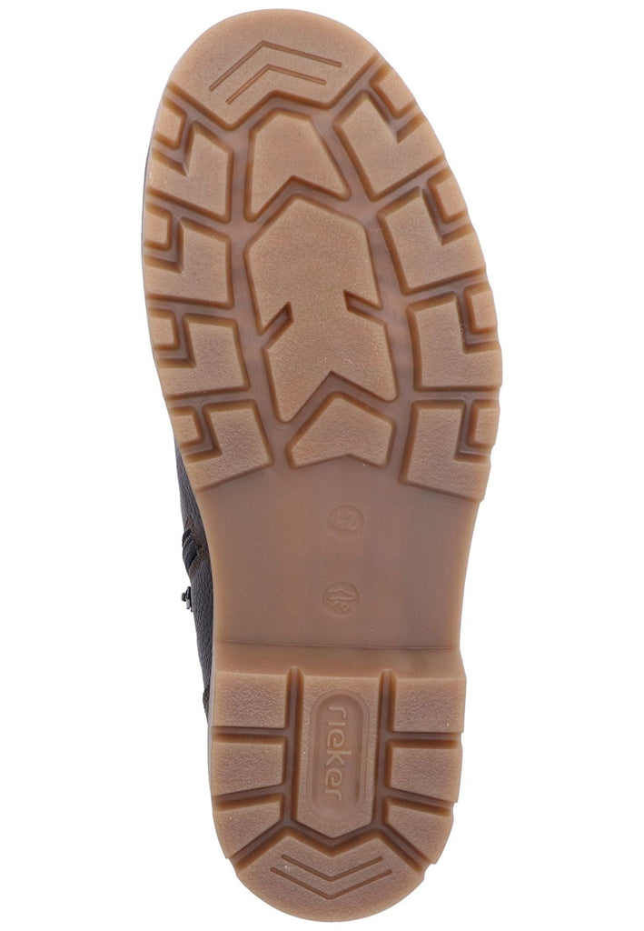 Rieker Stiefelette Leder/Textil Kastanie
