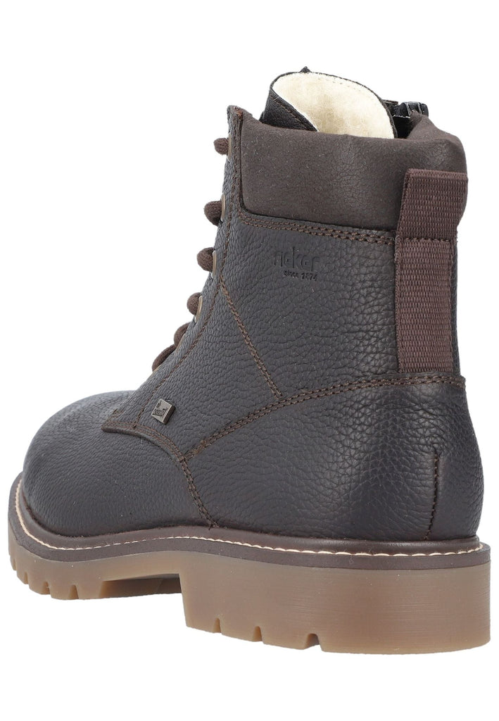Rieker Stiefelette Leder/Textil Kastanie