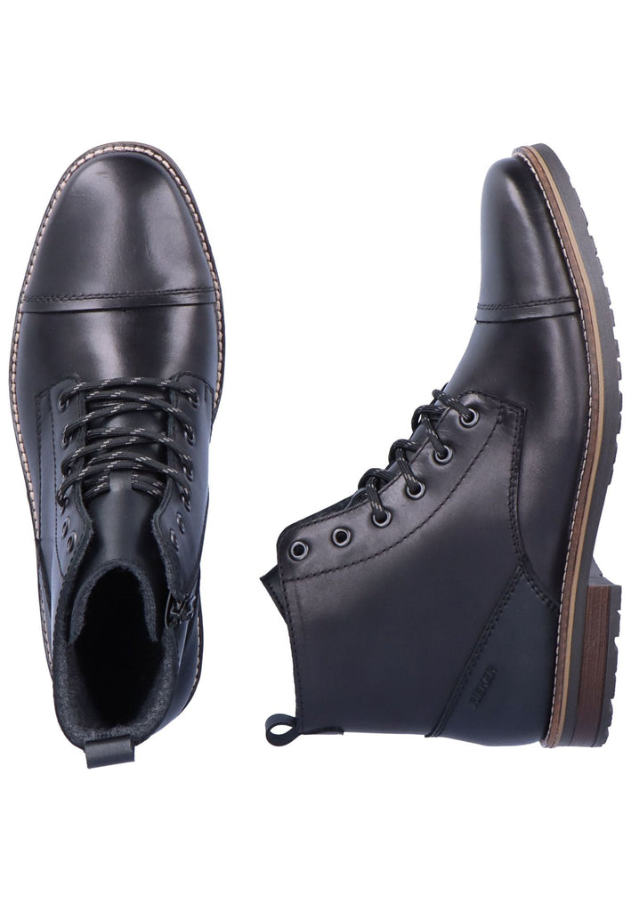 Rieker Stiefelette Leder/Textil Schwarz