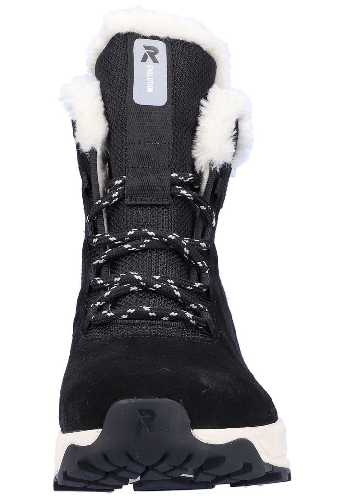 Rieker Stiefelette Leder/Textil Schwarz