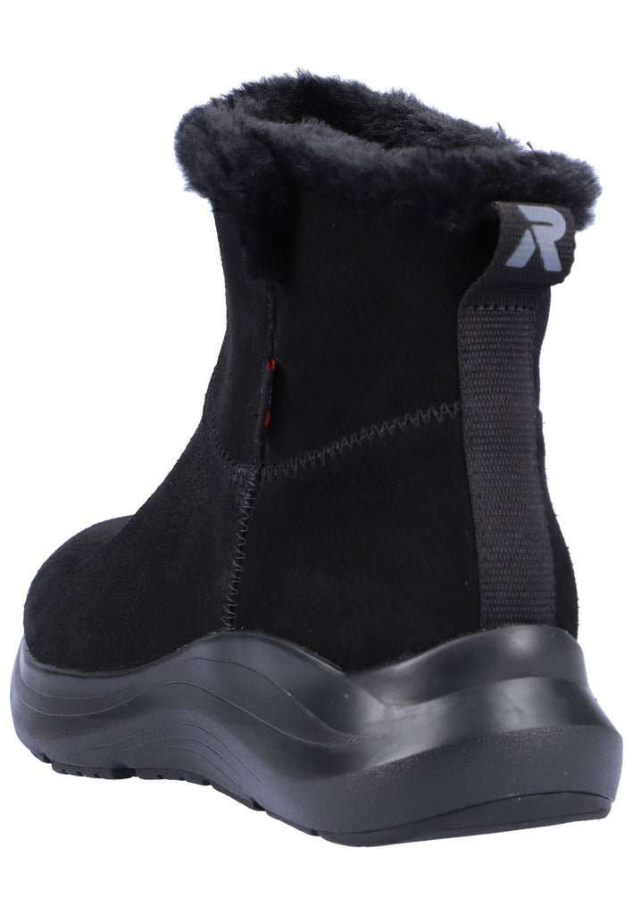 Rieker Stiefelette Leder/Textil Schwarz