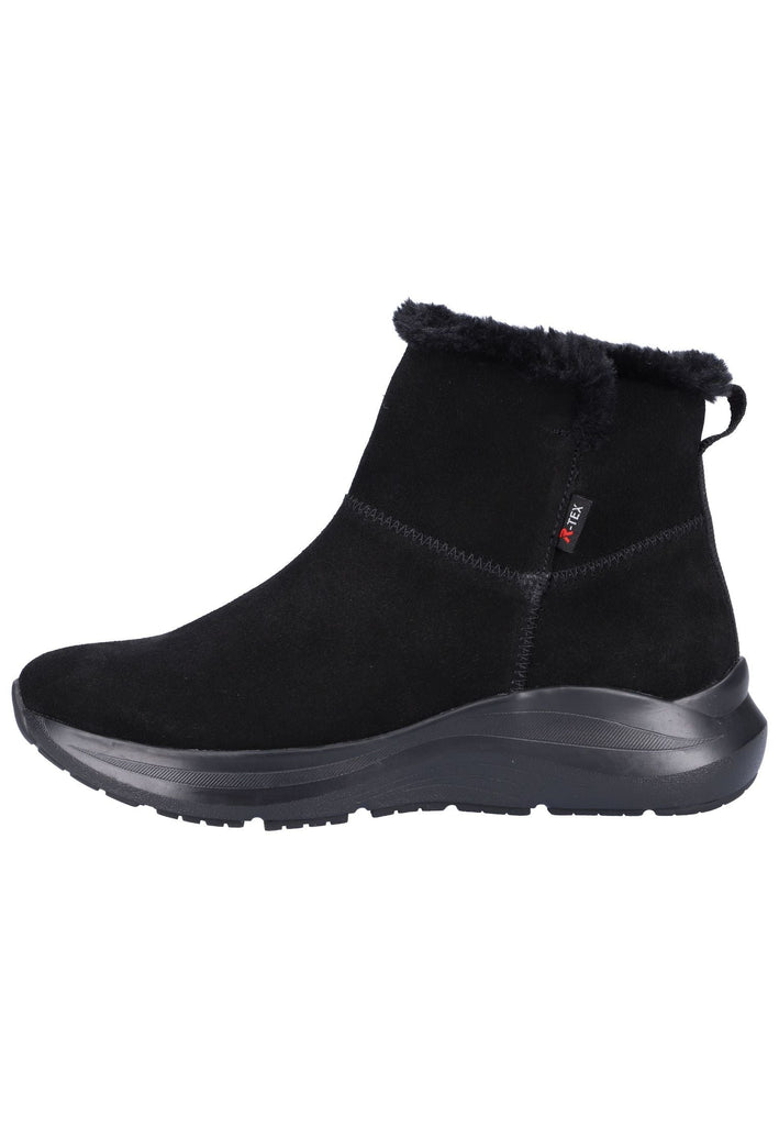 Rieker Stiefelette Leder/Textil Schwarz